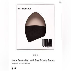 UOMA Beauty Duel Density Sponge.